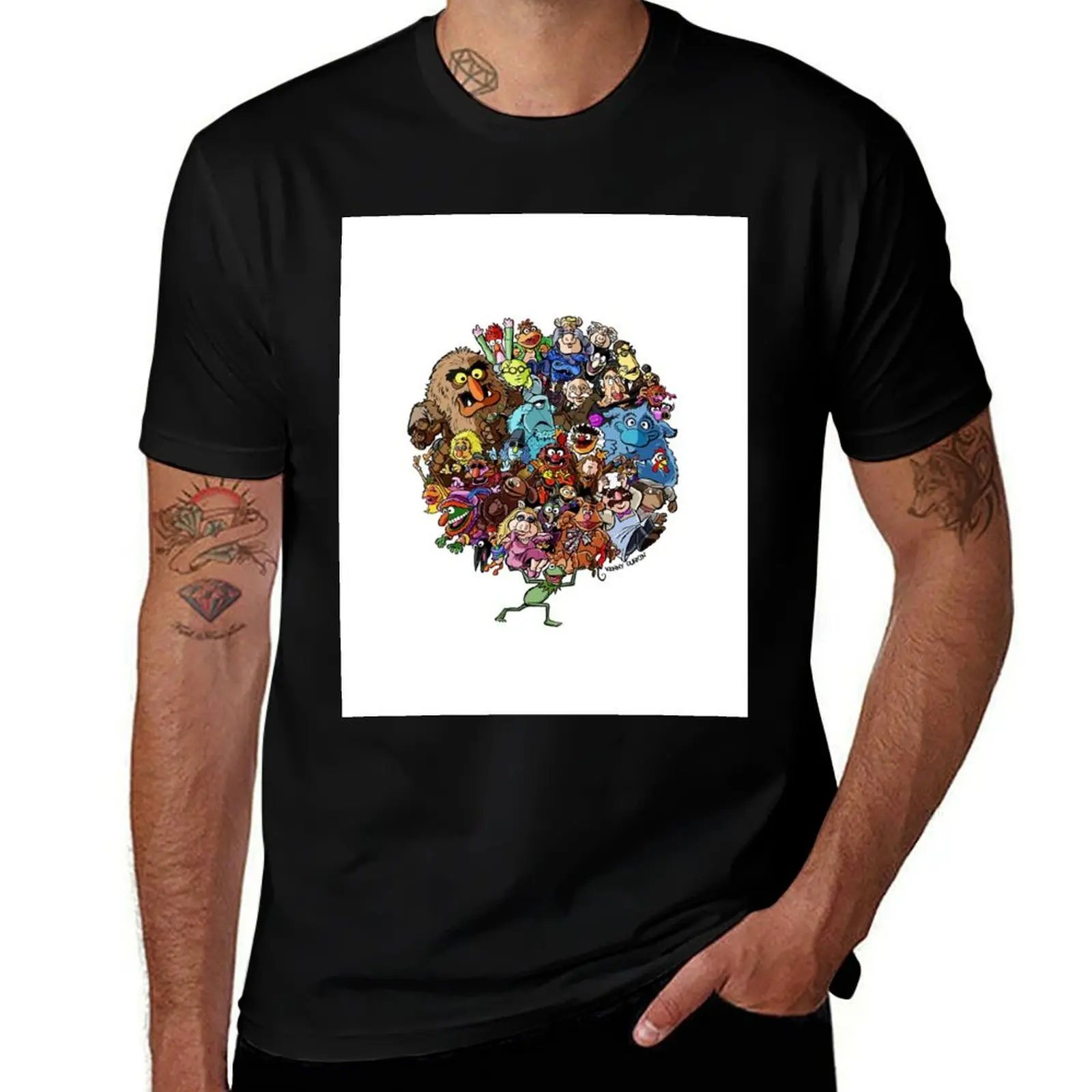 

Muppets World of Friendship T-Shirt aesthetic clothes T-shirts oversize funny t shirts for men