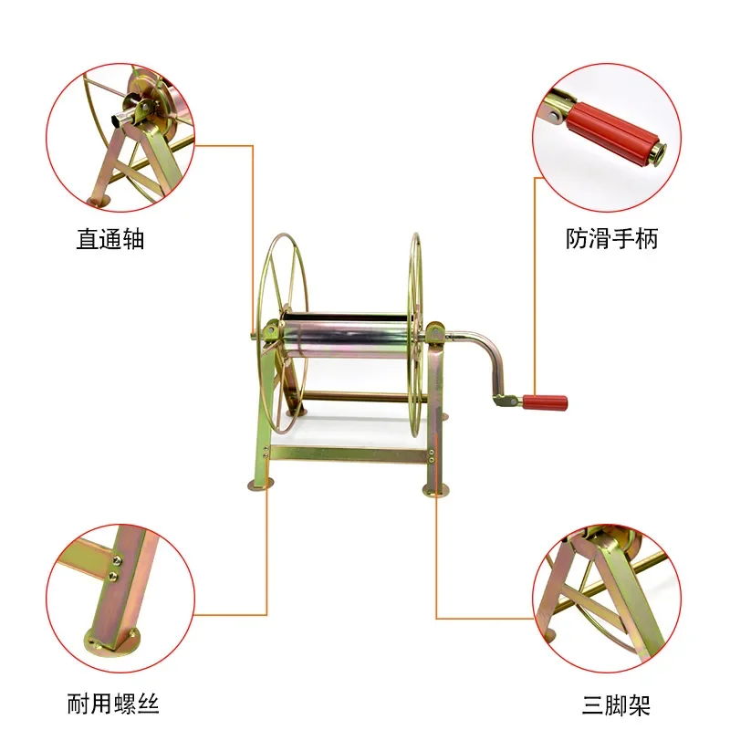 Pipe coil, agricultural sprayer medicine pipe retraction rack, water pipe storage and winding rack