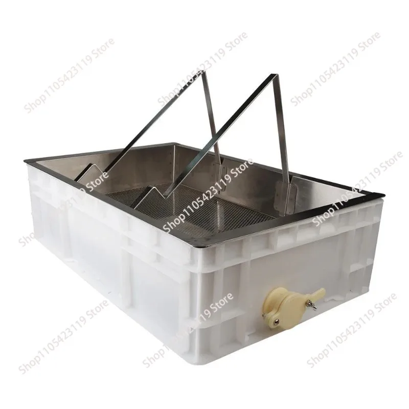 For beekeeping, nest spleen honey rack, stainless steel scraping and cutting honey plate, honey leakage plate storage