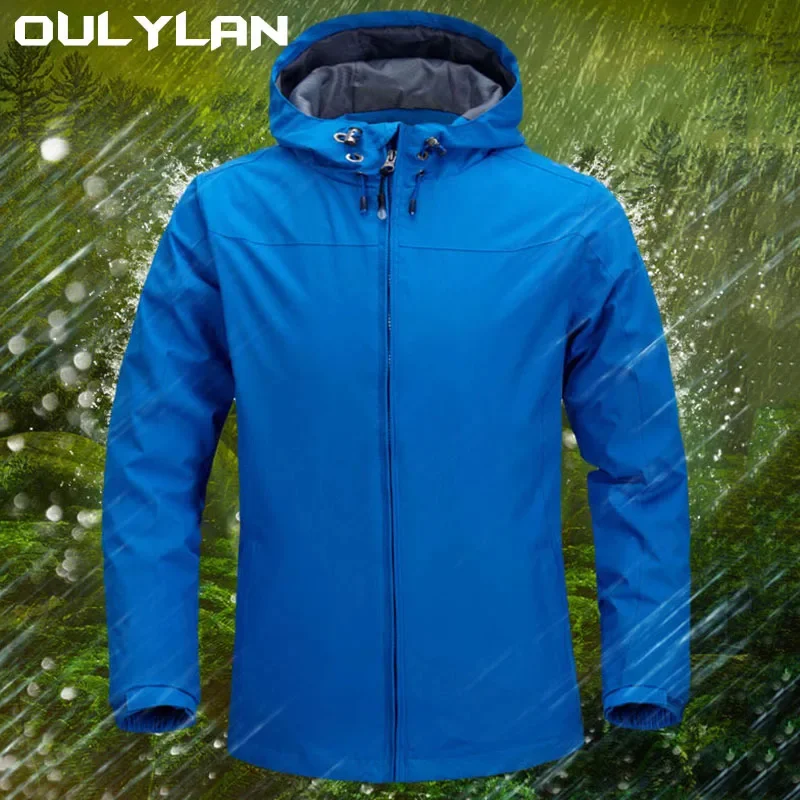 

Oulylan Windbreaker Men Women Hiking Jackets Waterproof Sun Protection Camping Climbing Outdoor Rain Coat Unisex Portable Clothe