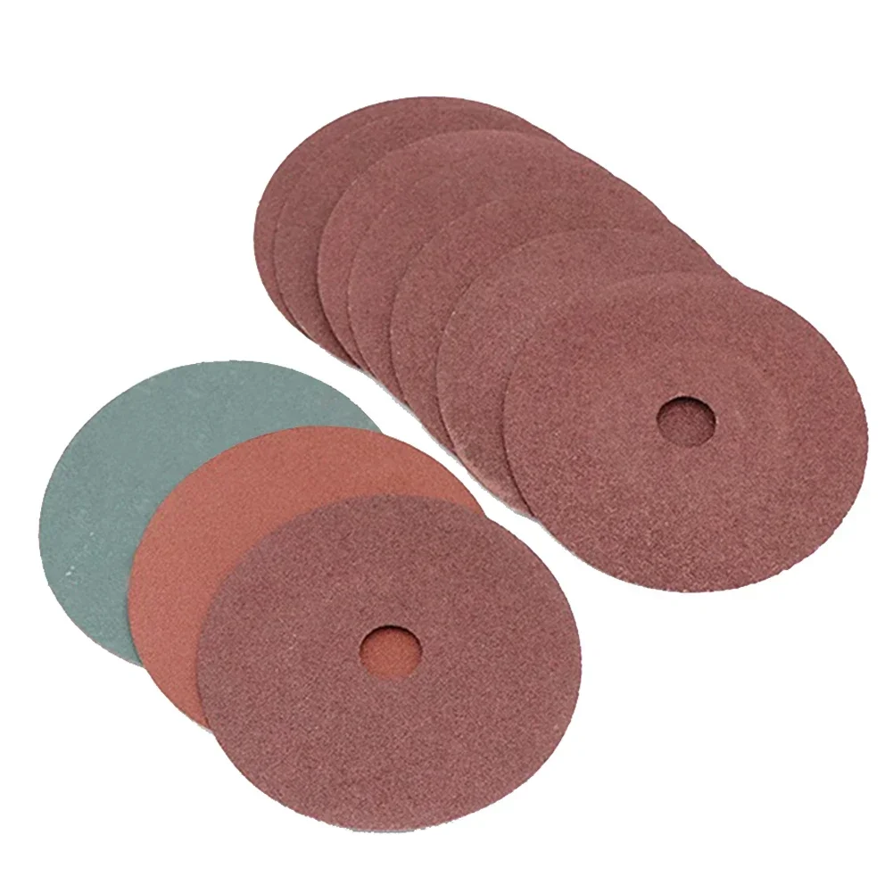 10pcs 4 Inch Resin Fiber Discs Grinding Sanding Discs 24-120grit Sanding Paper Sanding For Angle Grinder Rotary Abrasive Tools