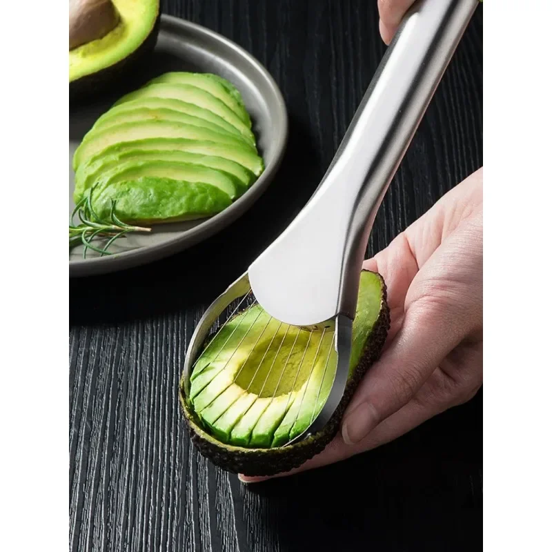 Avocado Knife Gadget Stainless Steel Cutter Kitchen Gadgets Fruit Cutting Artifact All for Kitchen and Home Dragon Fruit Slices