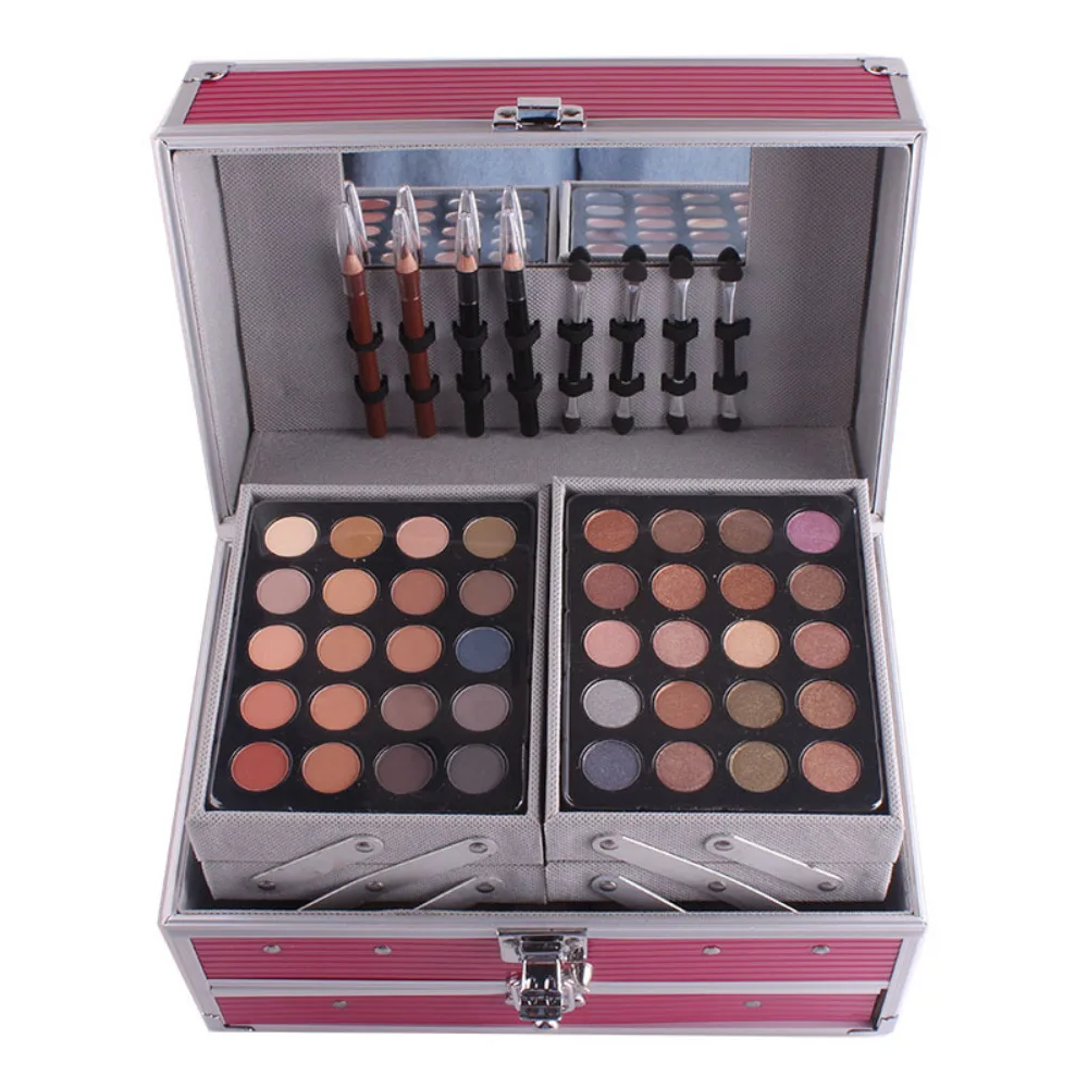 Make-up-Set weibliche Anfänger Anfänger profession elle Make-up Geschenk box Lidschatten erröten Lippenstift Brauens tift multifunktion ale Make-up-Box