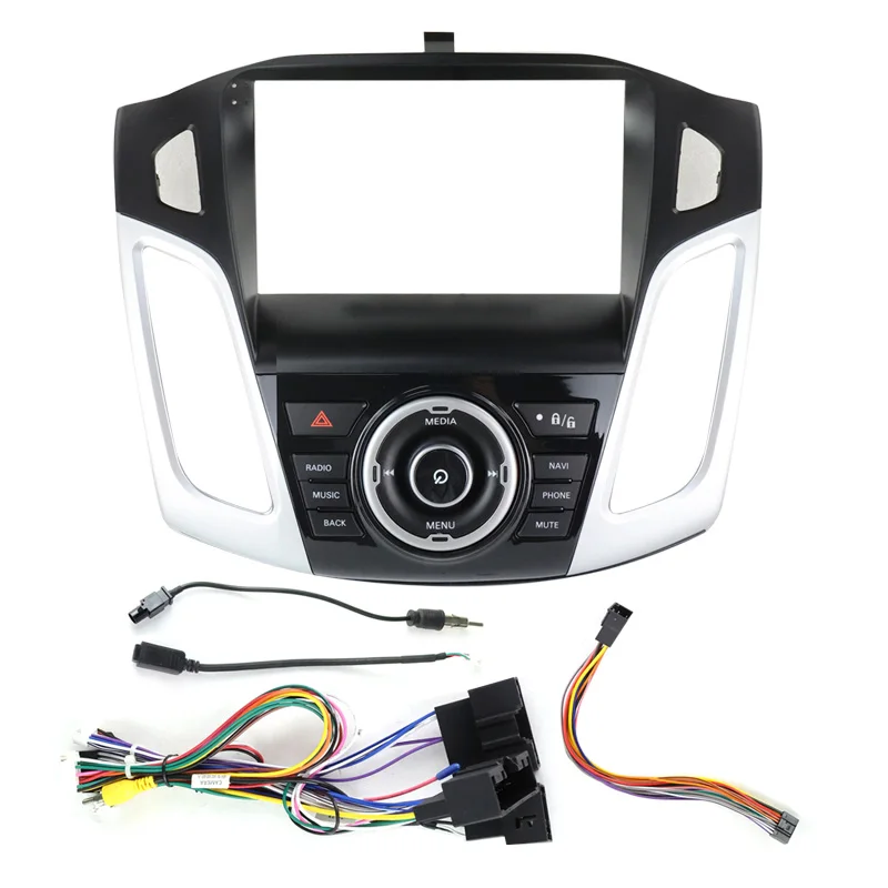 9 Inch Stereo Dvd Player Dashboard Kit Face Plate 9 INCH Car Radio Fascia For FORD FOCUS 2012-2013-2014-2015-2016-2017-2018