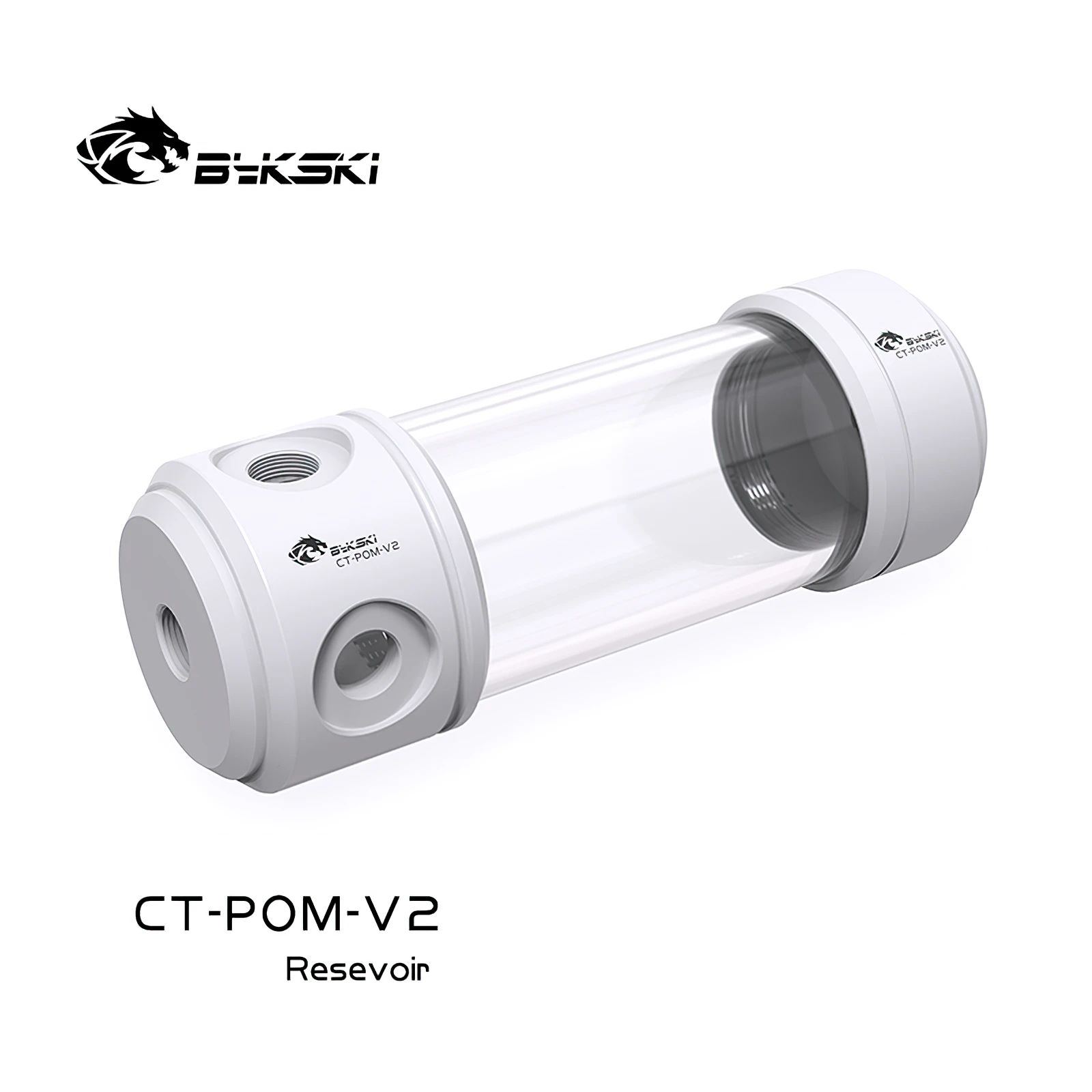 Bykski Water Cooling 50mm Acrylic Transparent Reservoir Tank 150mm CT-POM-V2