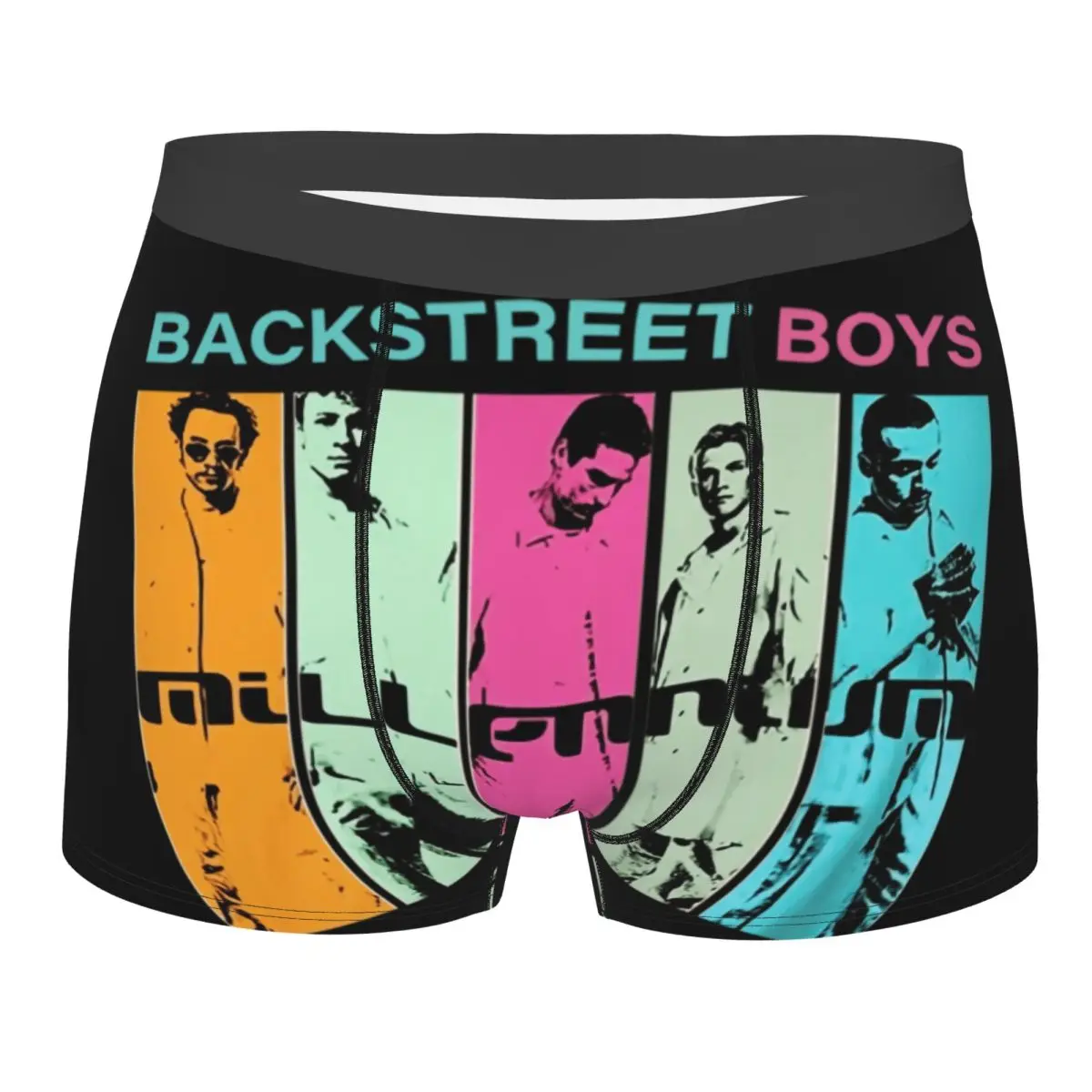 

Сексуальные мужские трусы-боксеры Backstreets Pop Music Boys, дышащие трусы, нижнее белье