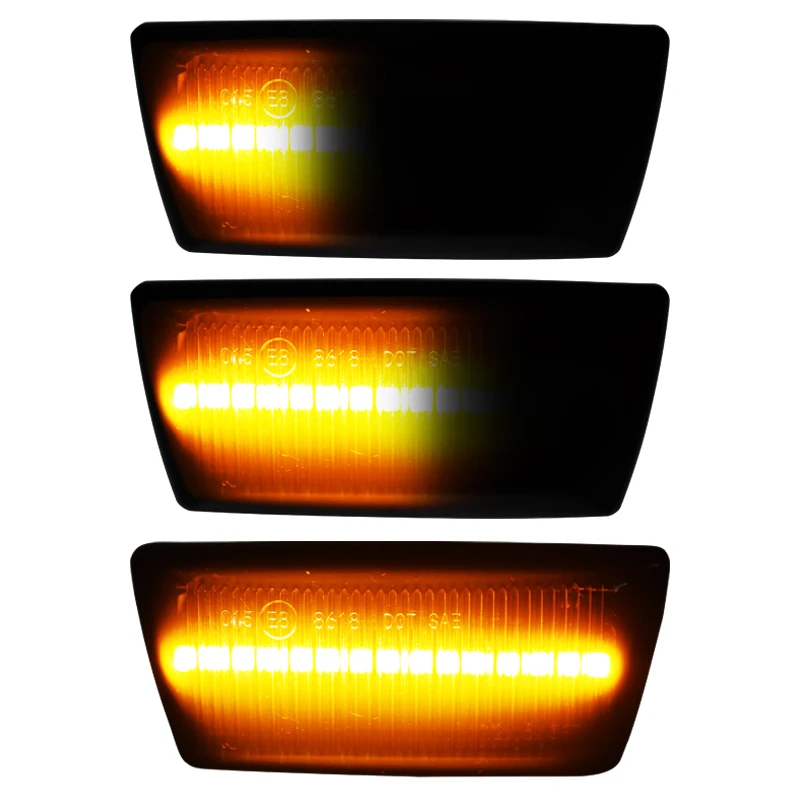 Clignotant dynamique à LED, indicateur latéral, lampe de marqueur, Opel Adam Astra H, GTC, VPoly Corsa D, Holden Barina, 2 pièces