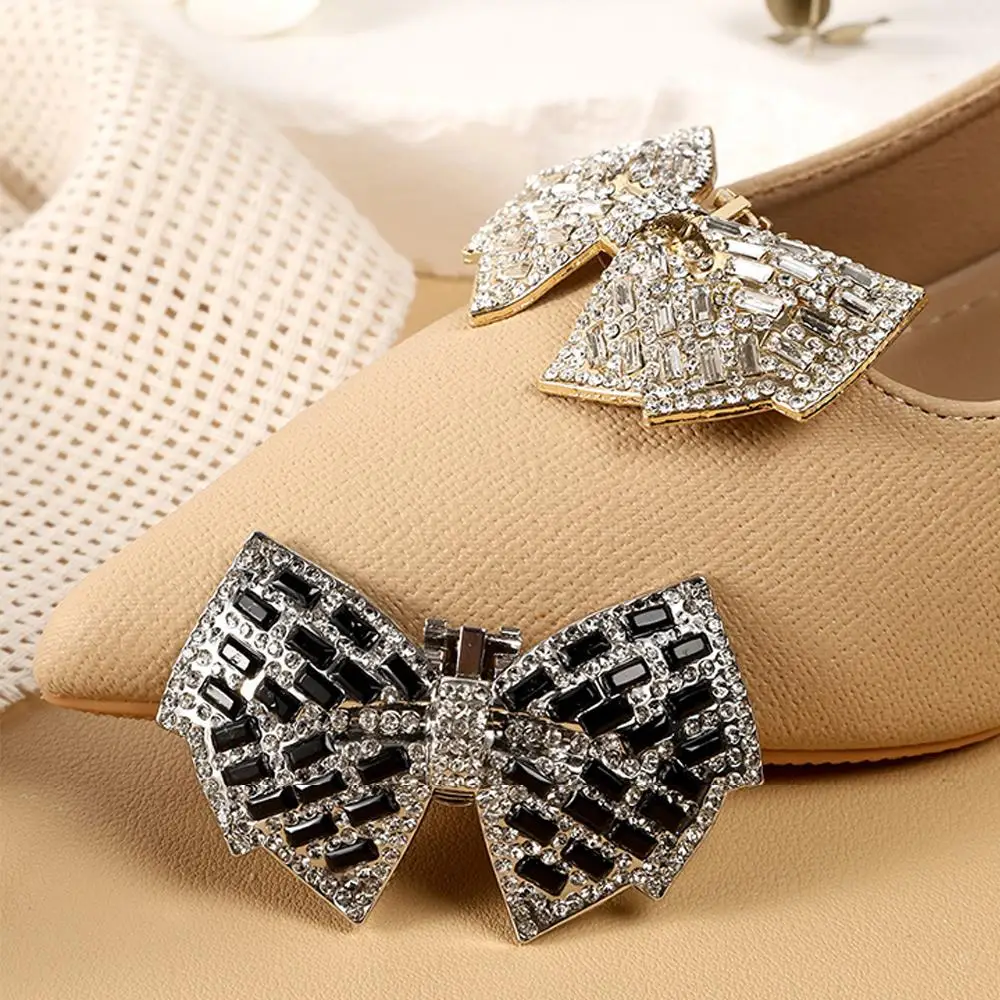 

1PC Shiny Shoes Clips Crystal Wedding Bride Shoes Decoration Women High Heel Charms Rhinestones Shoe Buckle Shoes Accessories