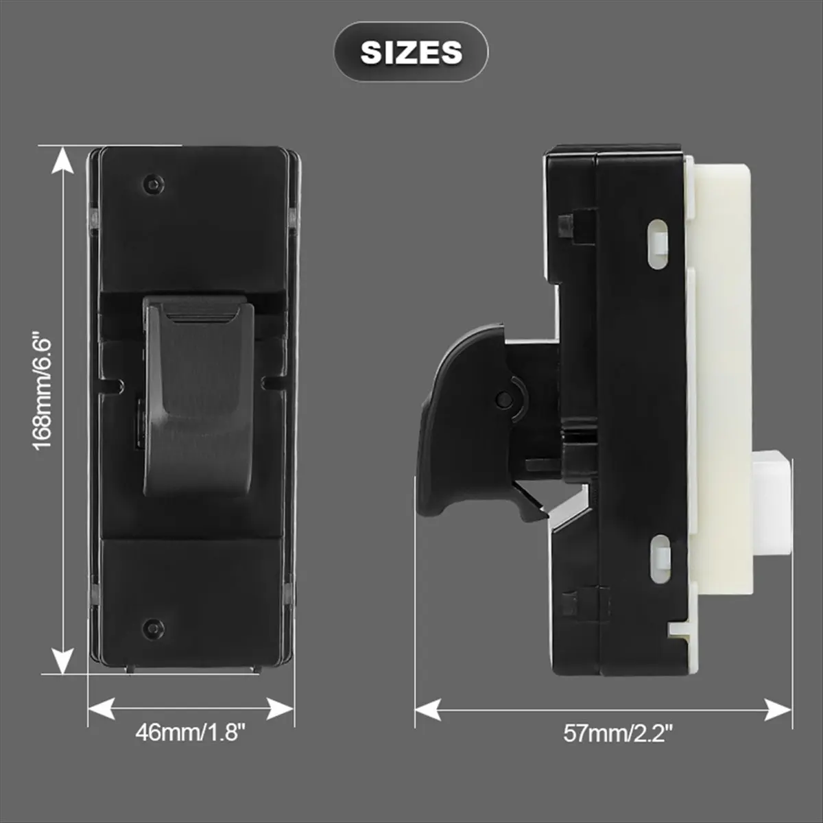 Compatible Car Rear Single Electric Power Window Control Switch 8974038970 for D-Max 2003-2011 RC Rodeo RA UTE 8Pins