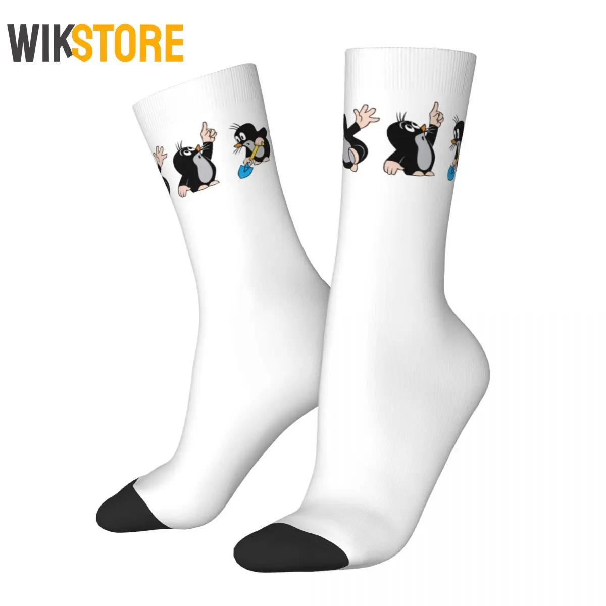 European Mole Comics Socks Men's Women's Fashion Krtek Little Maulwurf Cute Cartoon Socks Spring Summer Autumn Winter Sock