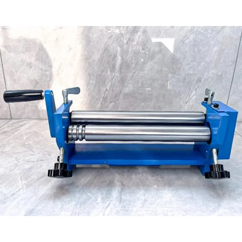 Precision Manual Rolling Machine Stainless Steel Aluminum Roller Bender for Circular Shapes