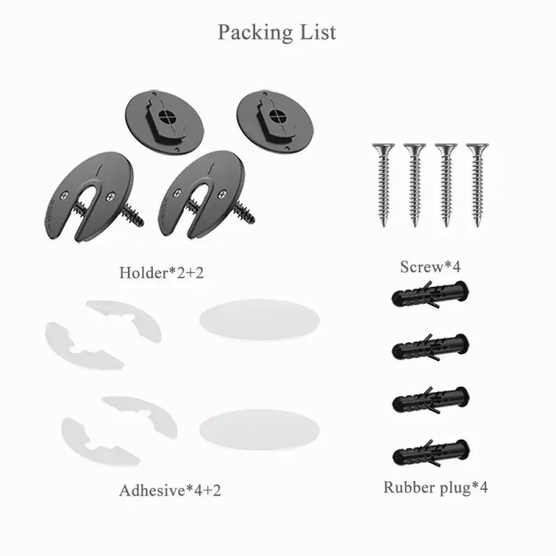 Soporte giratorio de pared para tableta, de montaje en pared, para IPad, decodificador, TV Box, disco duro, energía móvil, 2 colores opcionales