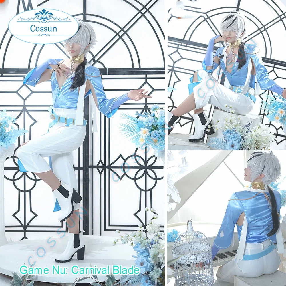 

COSSUN Game Nu: Carnival SR Blade Cosplay Costume Halloween Suit Cool Handsome Uniform Party Role Play Outfit Unisex