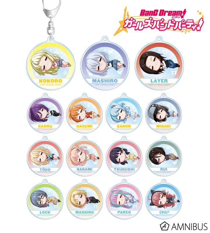 Lovely Products Wholesale Anime BanG Dream Acrylic stands Figure Toyama Kasumi Hanazono Tae Ushigome Rimi Pendant Jewelry Gift