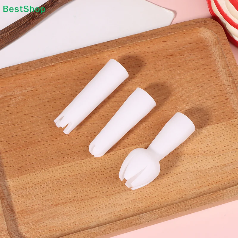 ★3Pcs/Set Whip Cream Dispenser Head  Nozzle Mounting Mouth Base Tips Dinning Bar Whip Cream Special Head