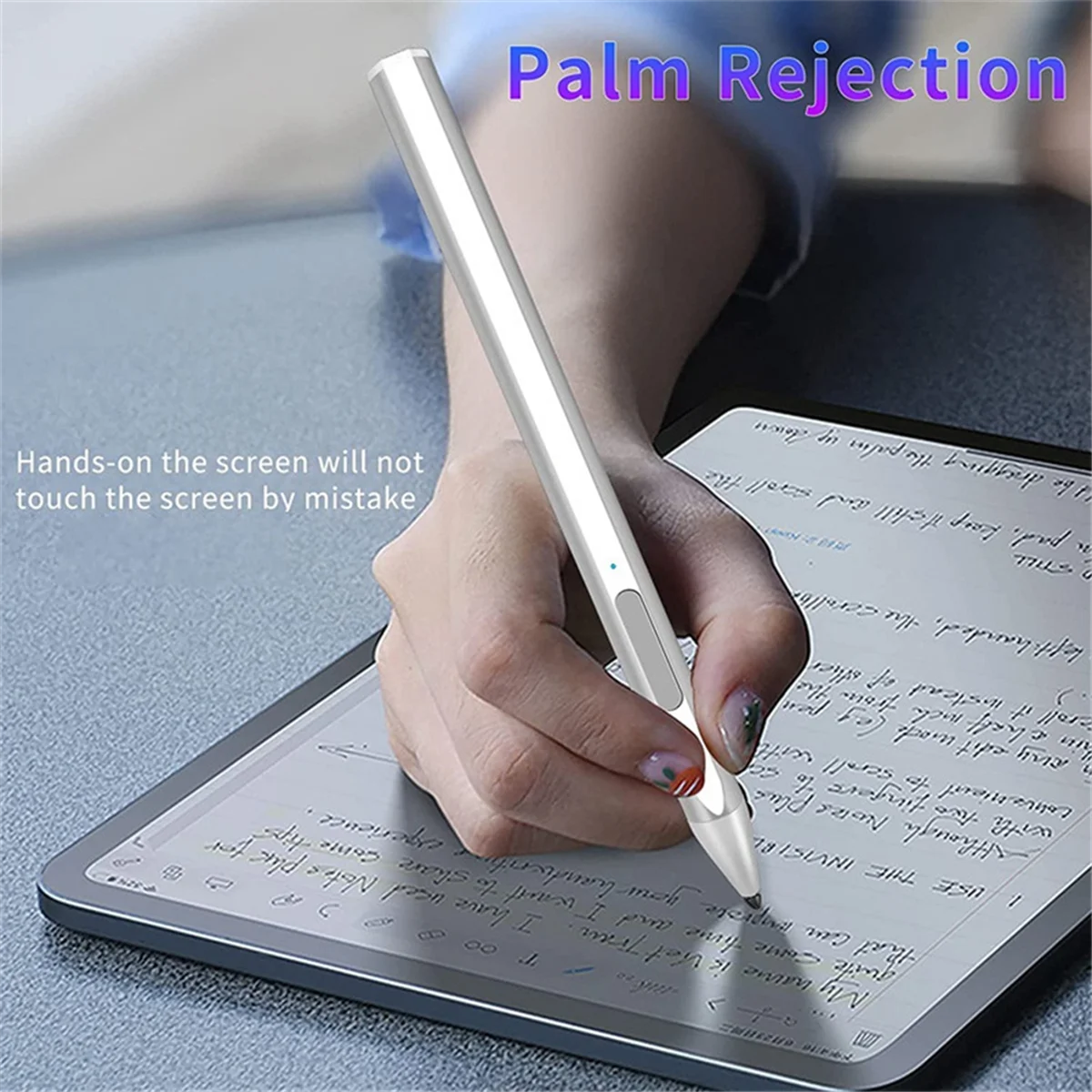 Newest! For Hp Envy Spectre Pavilion X360 Computer Multifunctional Convenient Portable Stylus Pen, Silver