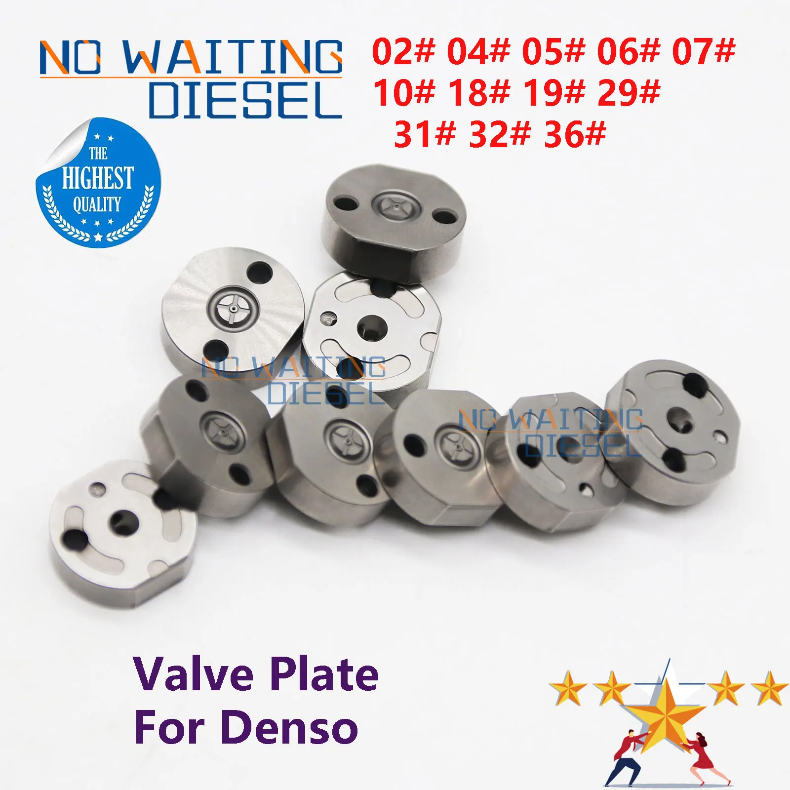 Control Valve Plate 02# 04# 05# 06# 07# 10# 18# 19# 29# Engine Parts Valve Orifice Plate 31# 32# 36# For Denso Injectors