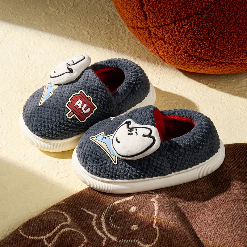 

Cheerful Mario Winter children 's cotton slippers Cartoon baby indoor slippers
