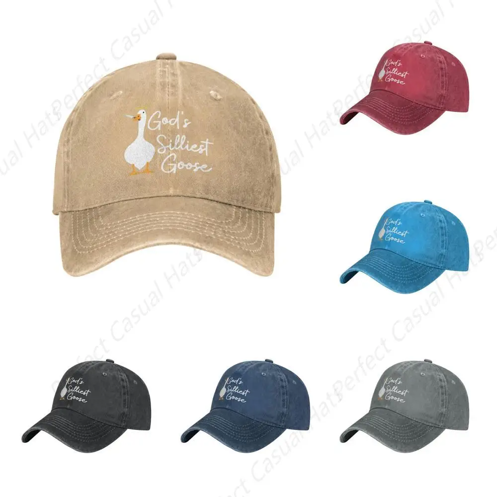 

Hot-Selling Fashion Gods Silliest Goose Printing Hat For Men Baseball Cap Cute Cap Natural Outdoor Sport Travel Sun Visor