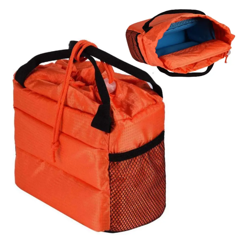 

Insert Partition Digital Camera Bag Waterproof Drawstring Closure Camera Hand Bag Padded Divider Thickened Camera Carrying Case