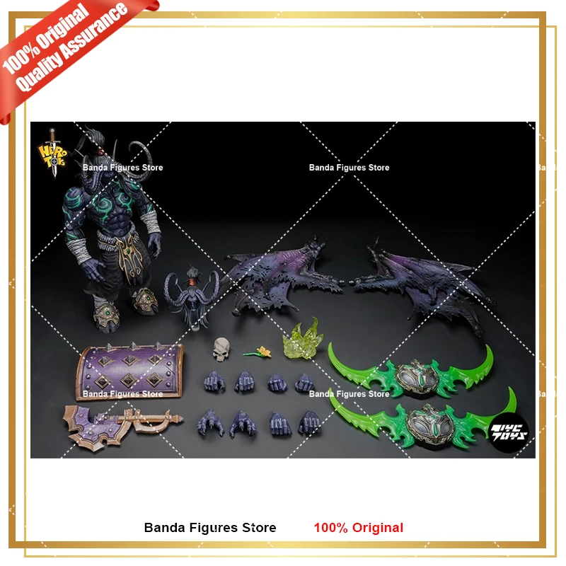 Juguetes de héroes originales 1/10 Demon Hunter Illidan Stormrage Blackck Demon exclusivo Ver en Stock Anime colección de figuras de acción modelo