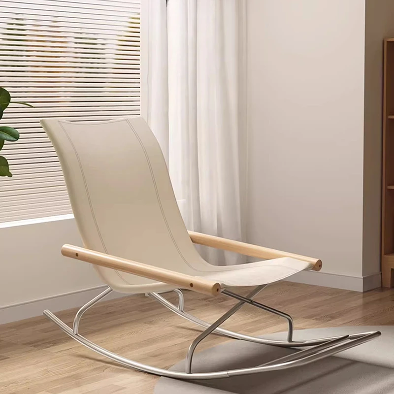 

Эргономичный расслабляющий стул для гостиной, дизайнерское кресло для чтения с одним акцентом, дизайнерская мебель для сада, белый цвет