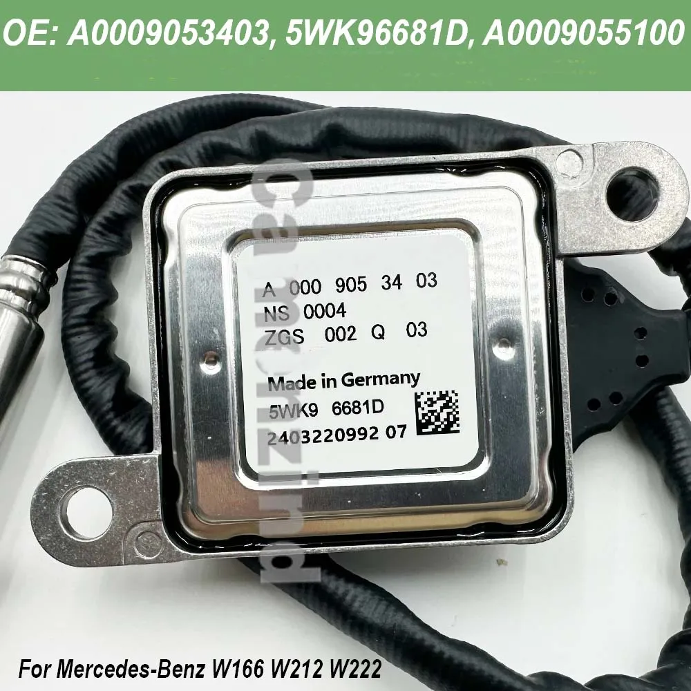 

High Quality NOx Sensor A0009053403 5WK96681D 5WK96681E 0009053403 A0009055100 For Mercedes Benz E250 GLK250