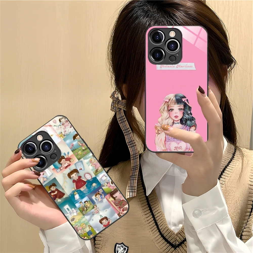 Melanie Martinez Crybaby Mobile Cell Phone Case for iPhone 15 14 13 12 11 X XR XS 8 Pro Max Plus Mini PC Glass Phone Cover Shell