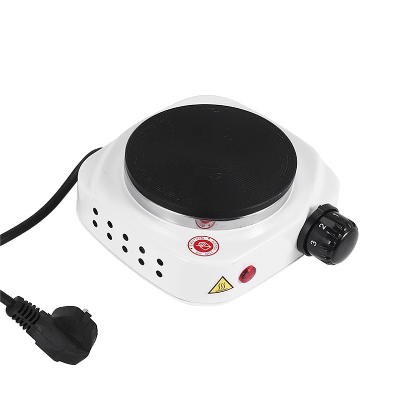 A24P 500W มินิไฟฟ้าจานร้อนเตาเคาน์เตอร์ปฏิบัติ Solid Hotplate เครื่องทําความร้อนเตาครัวทําอาหาร Hotplate สําหรับ Home E