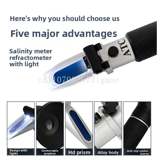 Salinity meter Special seafood aquaculture ATC optical food brine salinity meter Salt meter