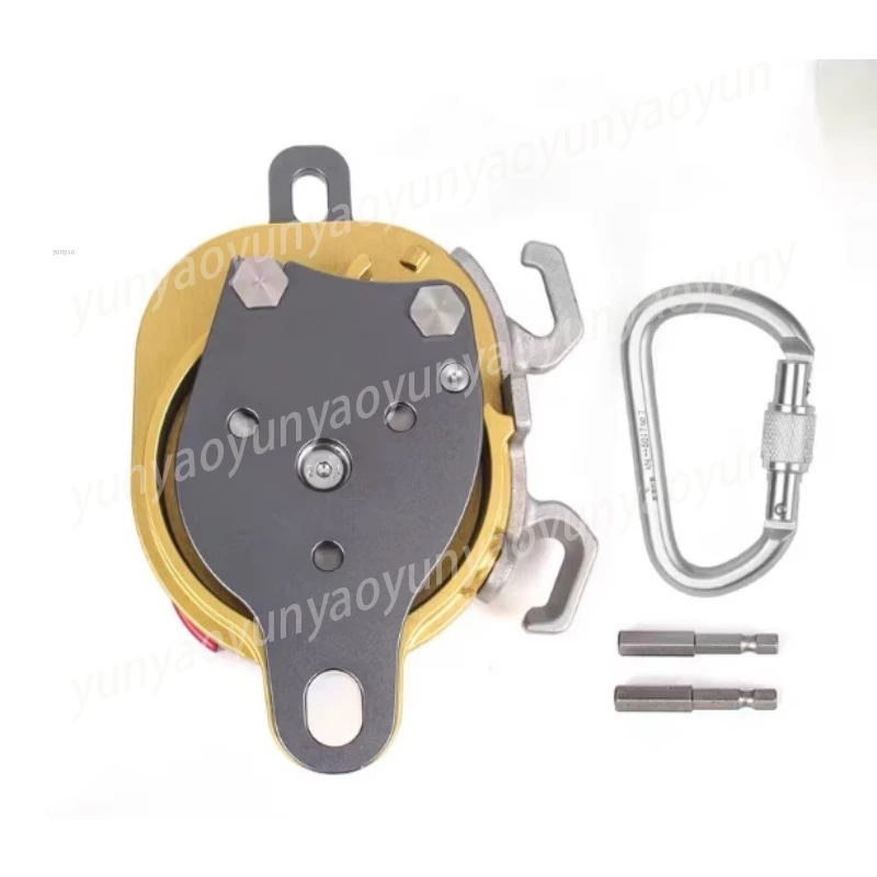 CCD/CCR Aerial Work Drill Drive Pulley Descender Ascender Multiplier System One-way Pulley