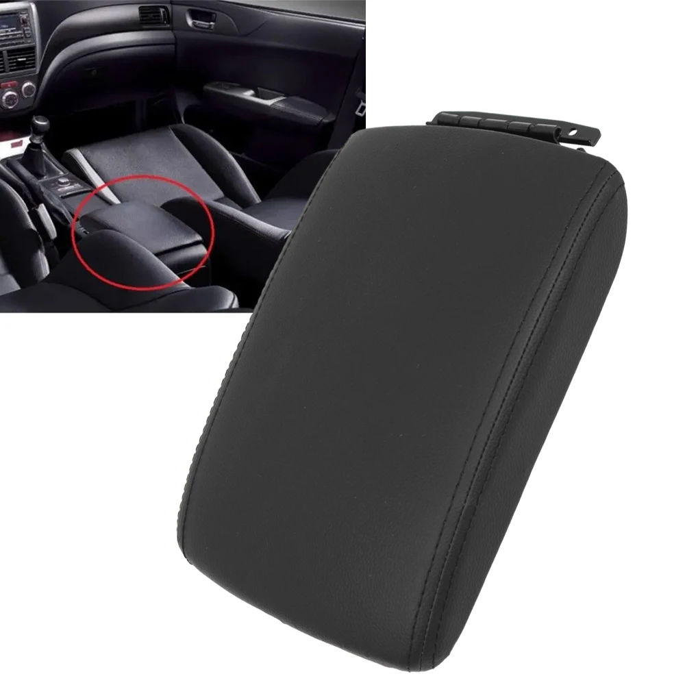 

Leather Car Center Console Armrest Lid Cover Armrest Latch Cover Cap for Subaru Impreza WRX GT 2009 2010 2011-2014 92114FG000JC