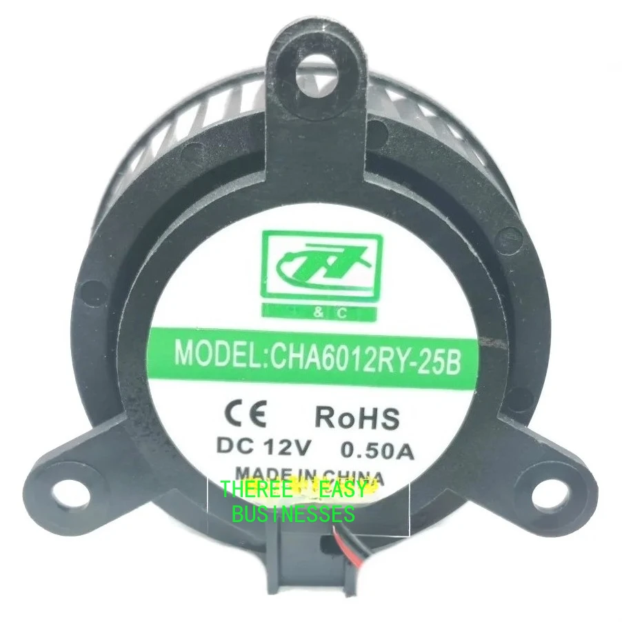 

Новый круглый турбовентилятор CHA6012RY-25B 6025 12 В 0,5 А