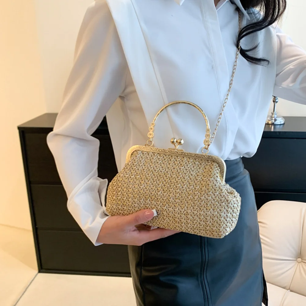 Women\'s Evening Shoulder Bag Handbag Clutch Bag Shining Rhinestones Bucket Bag for Party Wedding Date Night Chain Shoulder Bag