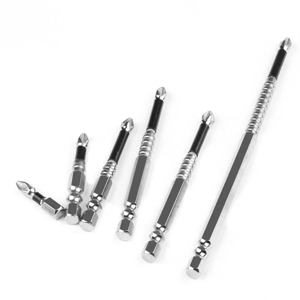 5 punte per cacciavite magnetiche resistenti antiscivolo K5 testa a croce ad alta durezza per strumento cacciavite trapano elettrico