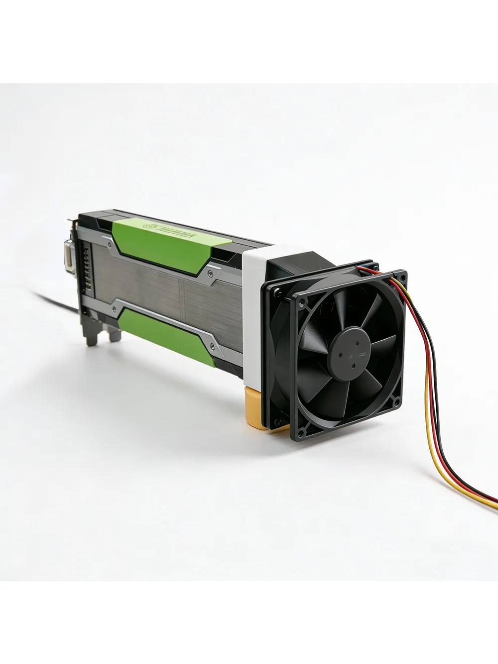Aktywny wentylator chłodzący 90mm 9cm, zestaw do modernizacji radiatora, komplet do przeróbki radiatora GPU NVIDIA Tesla V100 P40 P100 M40 — zdjęcie produktu 7
