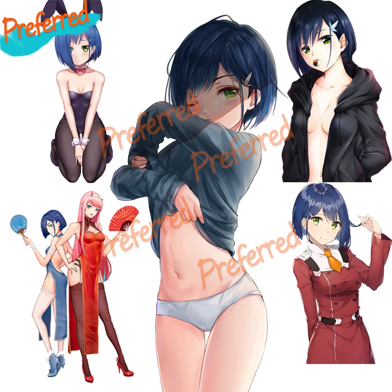 Ichigo Cute Darling In The Franxx Weatherproof Anime Sticker Decal for Your All Cars Racing Laptop Trunk Toolbox Window Bumper