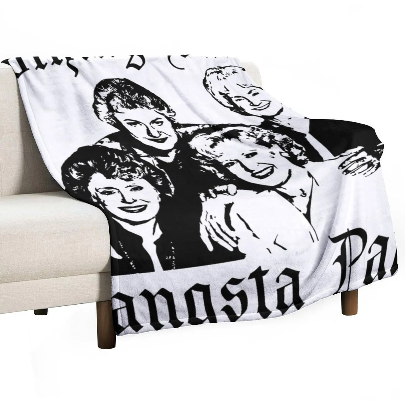 

The Golden Girls Gangsta Party T-Shirt Throw Blanket Decoratives blankets and throws Blankets