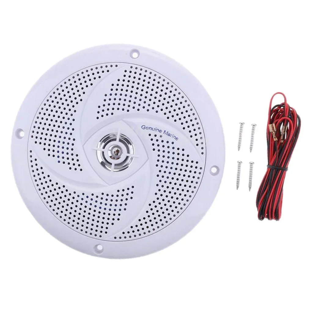 6.5inch Marine Speaker Waterproof 60W Boat Speaker Audio Amplifier Loudspeaker With Cable For Boat Marine Car RV Sound System