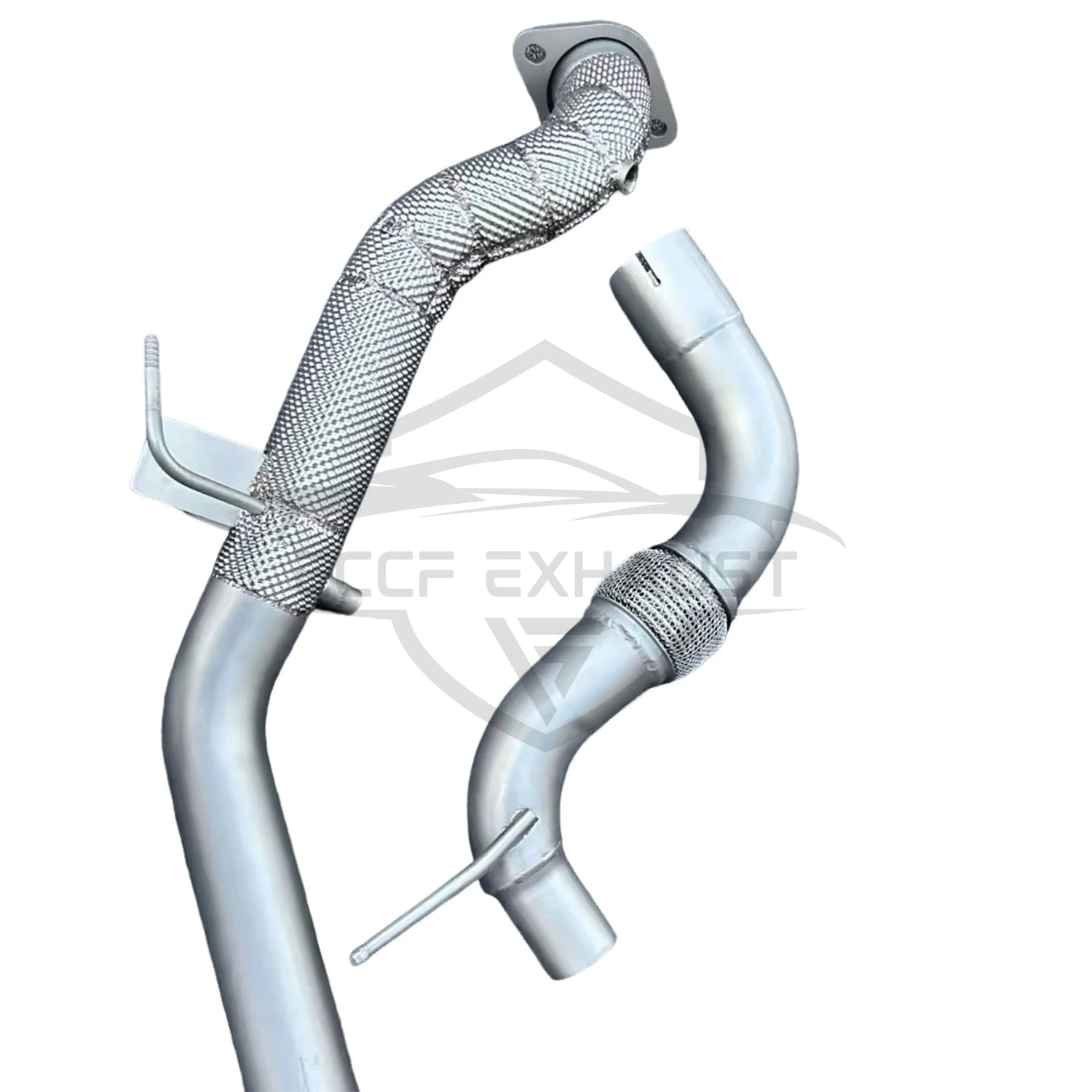 أنبوب سفلي رياضي لسيارة FORD Mustang 2.3T، ترقية أداء عادم عدواني عالي التدفق #3