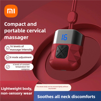 Xiaomi Youpin Portable Neck Protector Hanging Smart Cervical Spine Massager 8 Modes Pulse Hot Compress Care Relax Neck Shoulder