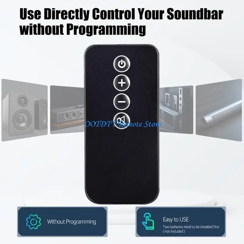 Replacement Remote Control for 5/10/15 Soundbar Surround Not Programming Needed Home Theater Accessories