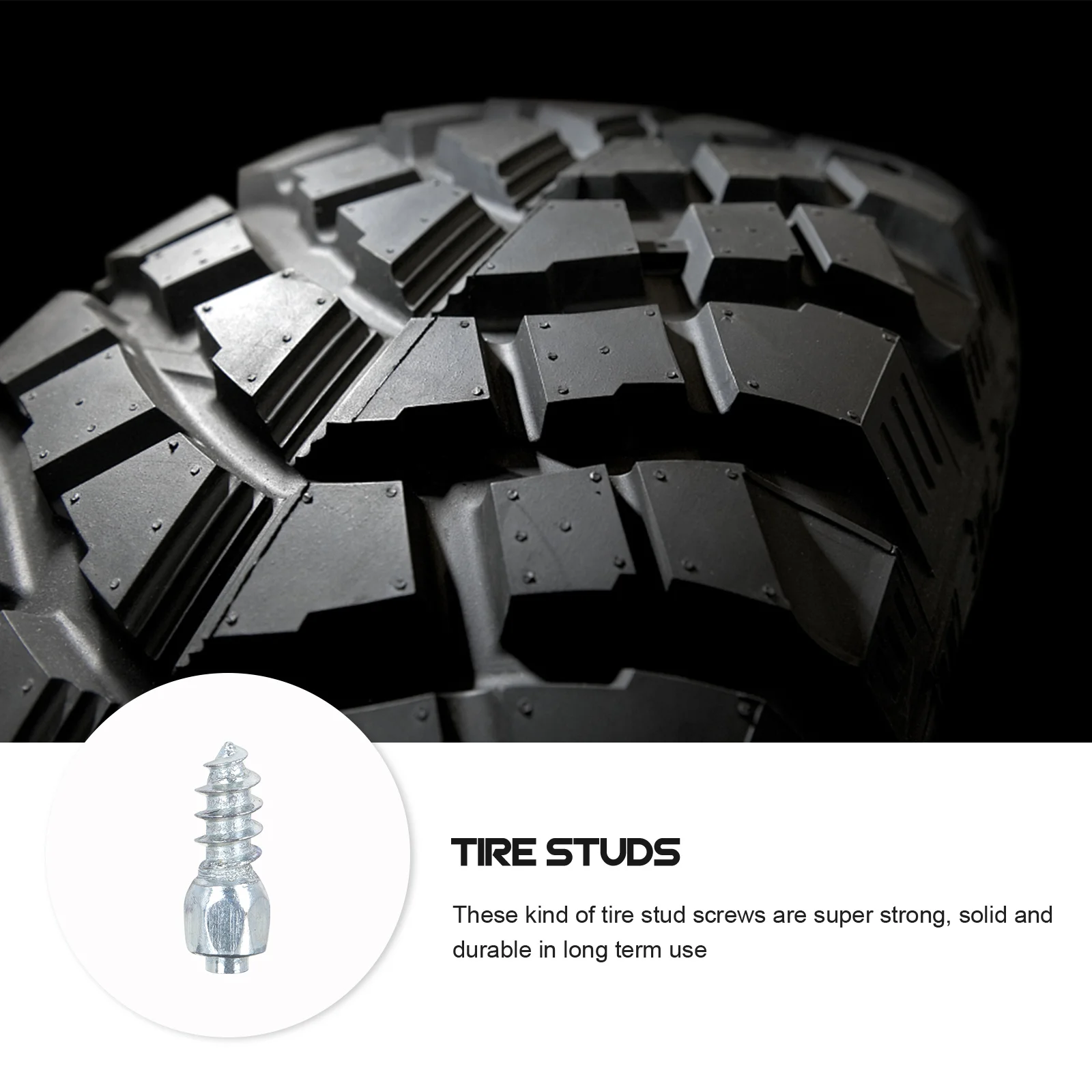 

100pcs Anti-Slip Alloy Car Tyre Tire Screws Professional Snow Spikes For Winter Car Bike Wheel Tires Repair Tool