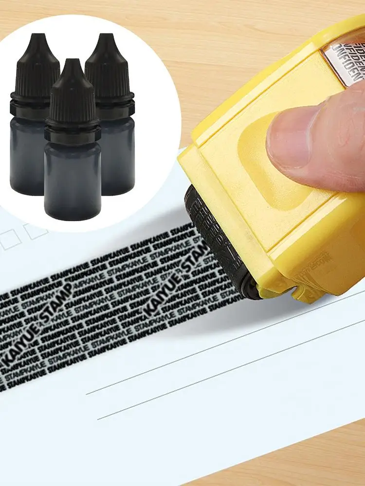 30 ml schwarze Tintenpatronen, Paket-Schutz gegen die Offenlegung von Privatinformationen, Diebstahlschutz, ID-Sicherheitsstempel, verwischter Code, vertrauliche Siegel, Zubehör – Detail 8