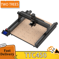 TWO TREES TTC450 CNC Router Machine, 80W Spindle Motor, 3-Axis Control, 0.1mm Dimensional Accuracy, 460*460*80mm