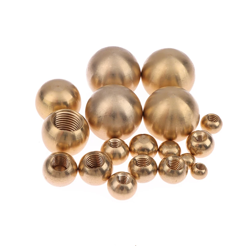 10Pcs/lot M3/M4/M5/M6/M10 Brass Female Ball Head Copper Inner Tooth Ball Nut, Light Cap Nut Cover, Lighting Accessories