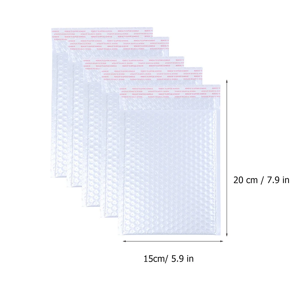 50 قطعة من أكياس الفقاعات شديدة التحمل مقاومة للماء وحقيبة بريد مقاومة للصدمات لتخزين الشحن مع حقيبة حماية وسادة هوائية #2