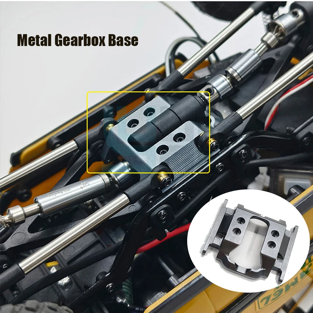 

Metal Gearbox Base for FCX24M Camel Cup For FMS Discovery/For Range Rover RC Spart Part Upgrade Accesory