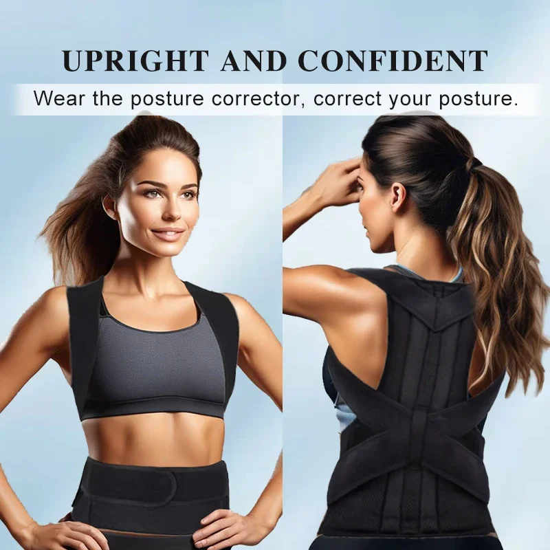 Back brace Posture Corrector Shoulder Support Belt Upper and Lower Back Pain Relief Improve Spine Clavicle Brace Posture Vest