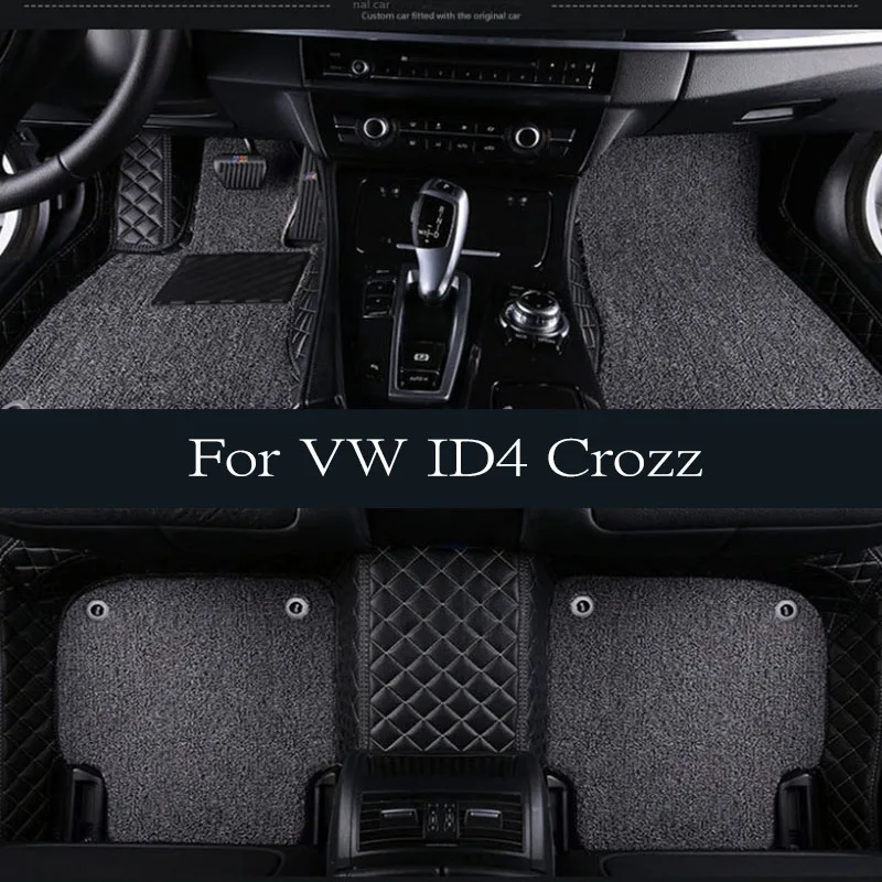 

TPE Custom Car Floor Mats For VW ID4 Crozz 2021 2022 2023 Waterproof Carpet Auto Interior trunk mat